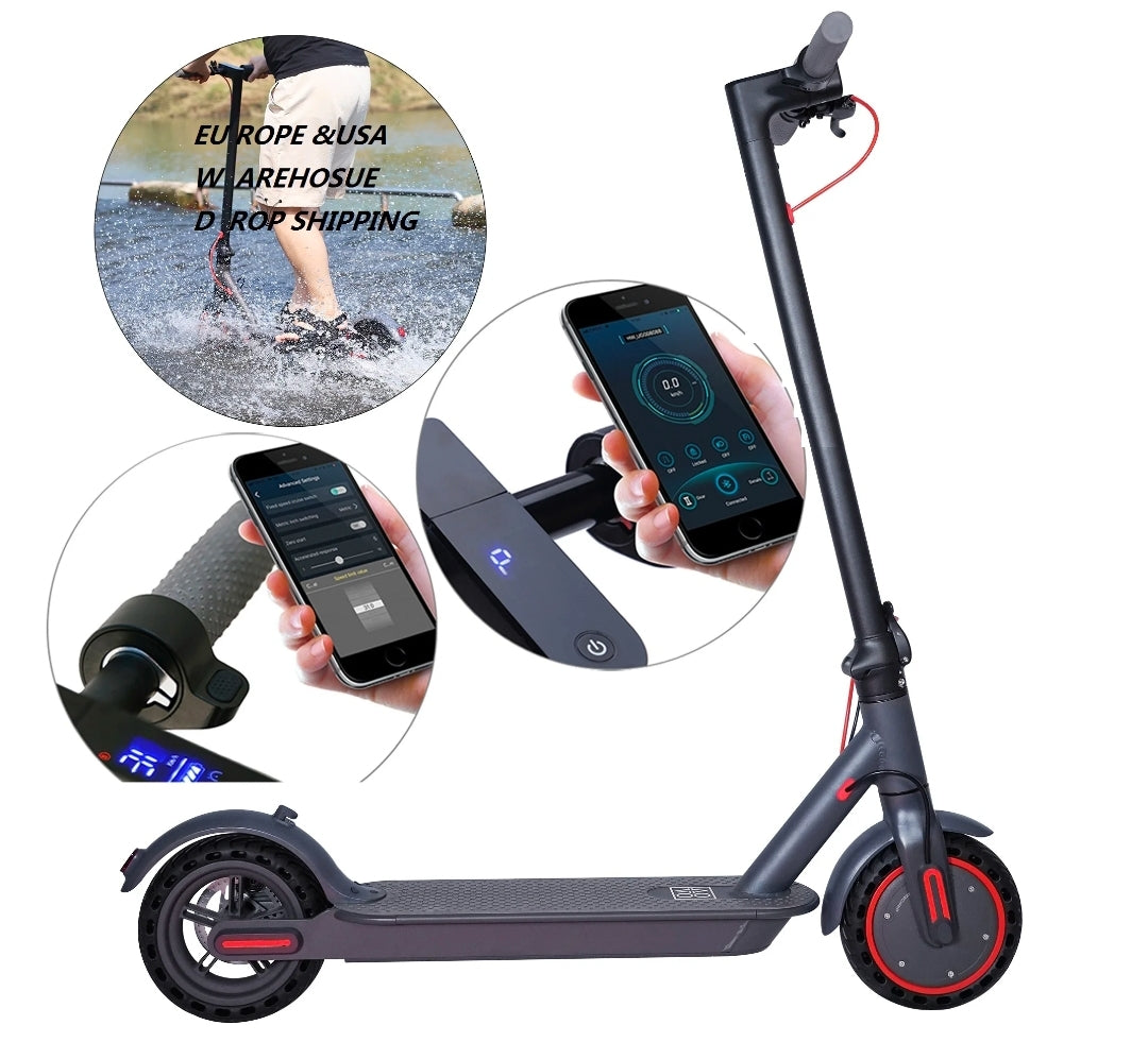 350 Watt 10AH Electric Scooter - 16mph - 18 Mile Max Range - FREE SHIPPING!