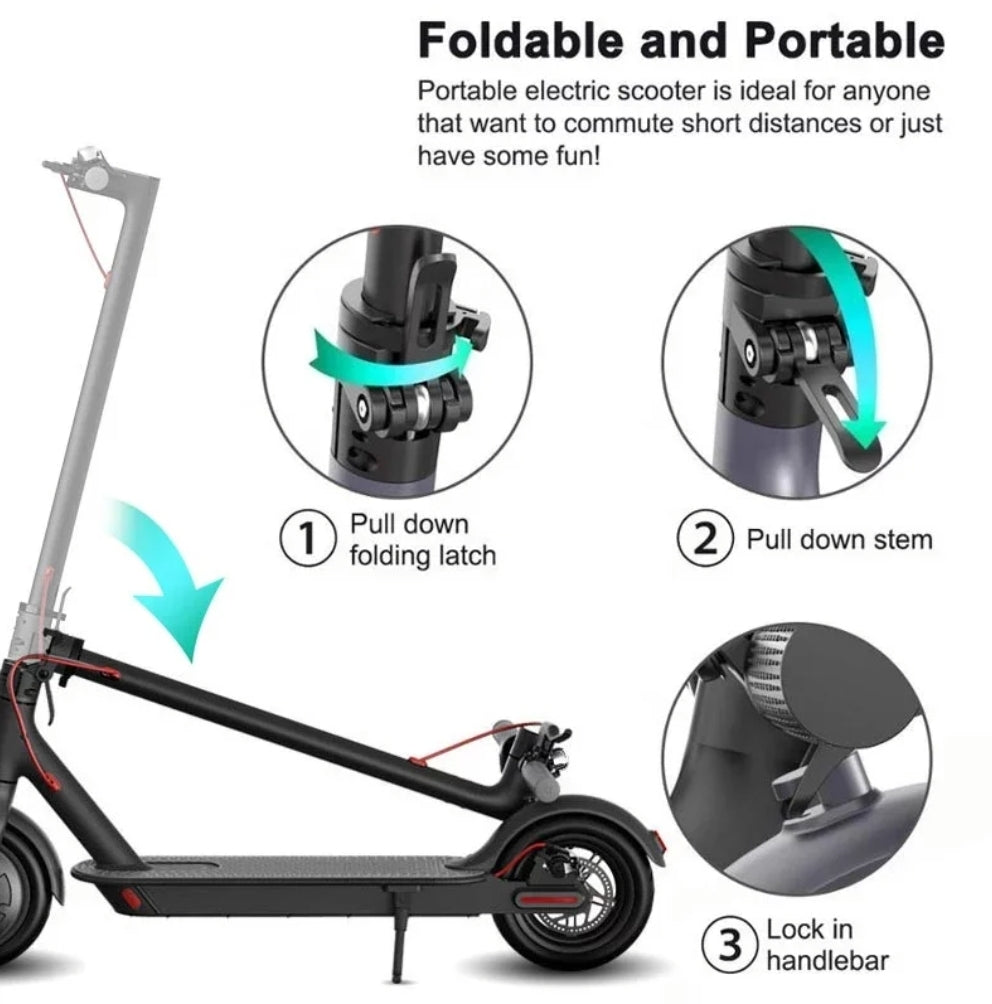 350 Watt 10AH Electric Scooter - 16mph - 18 Mile Max Range - FREE SHIPPING!